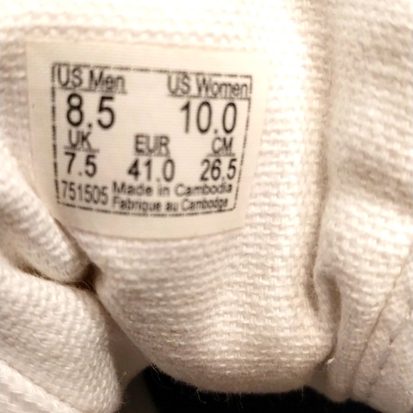 Van's NWOT Old Skool - Off the Wall Unisex Sneakers Men's 8.5 Women's 10 White - Picture 4 of 11